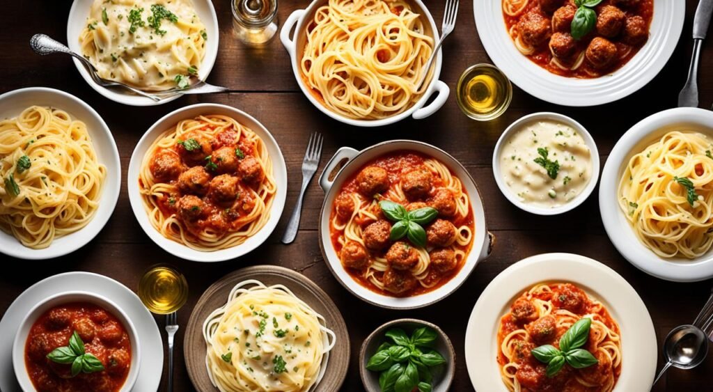 classic italian pasta meals