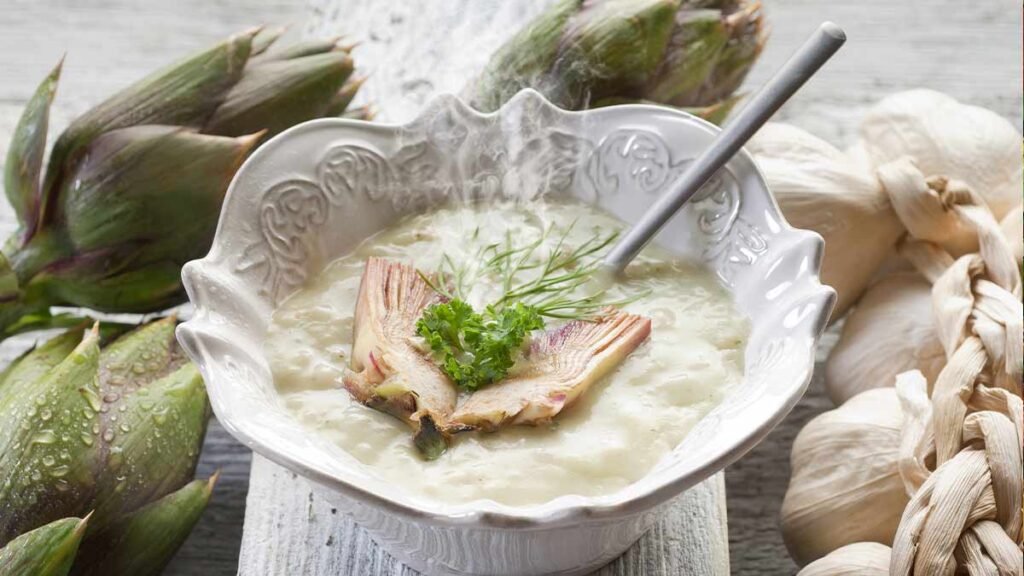 italian Artichoke Soup recipe