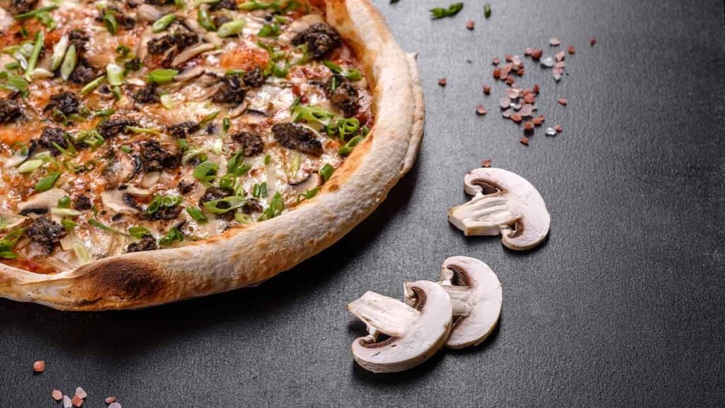 Italian Mushroom Pizza Recipe