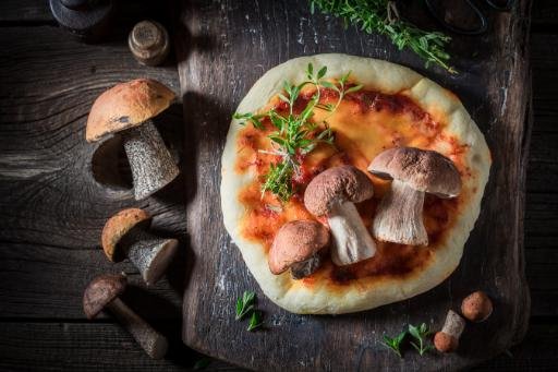 Italian Mushroom Pizza Recipe