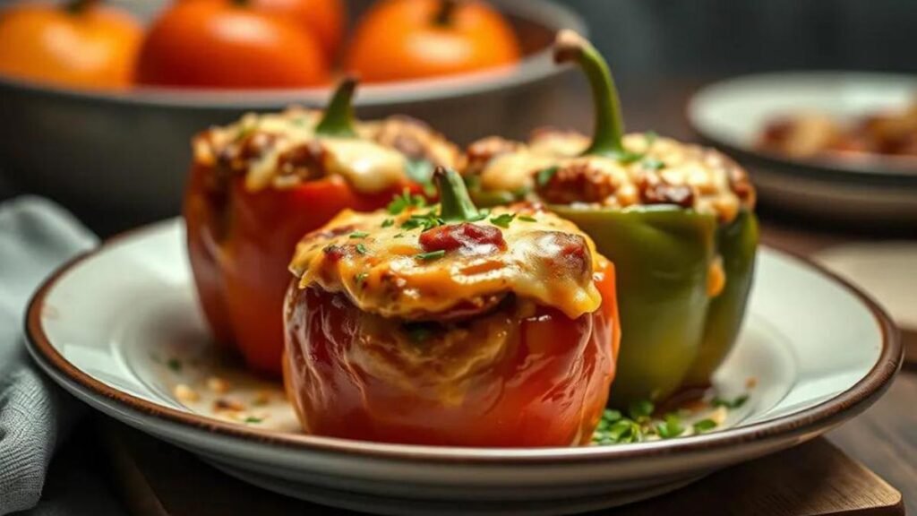 Italian Sausage Stuffed Peppers Recipe