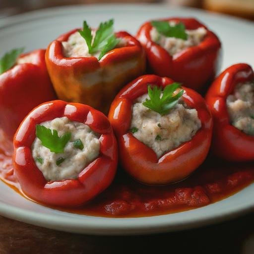 Italian Stuffed Cherry Peppers Recipe