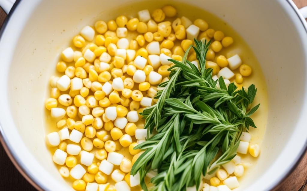 Italian corn recipes with herbs and cheese