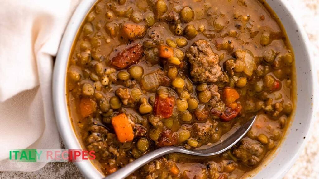 Italian Sausage Lentil Soup Recipe