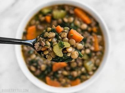 Italian Sausage Lentil Soup Recipe