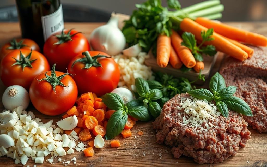 authentic Italian Bolognese sauce recipe ingredients