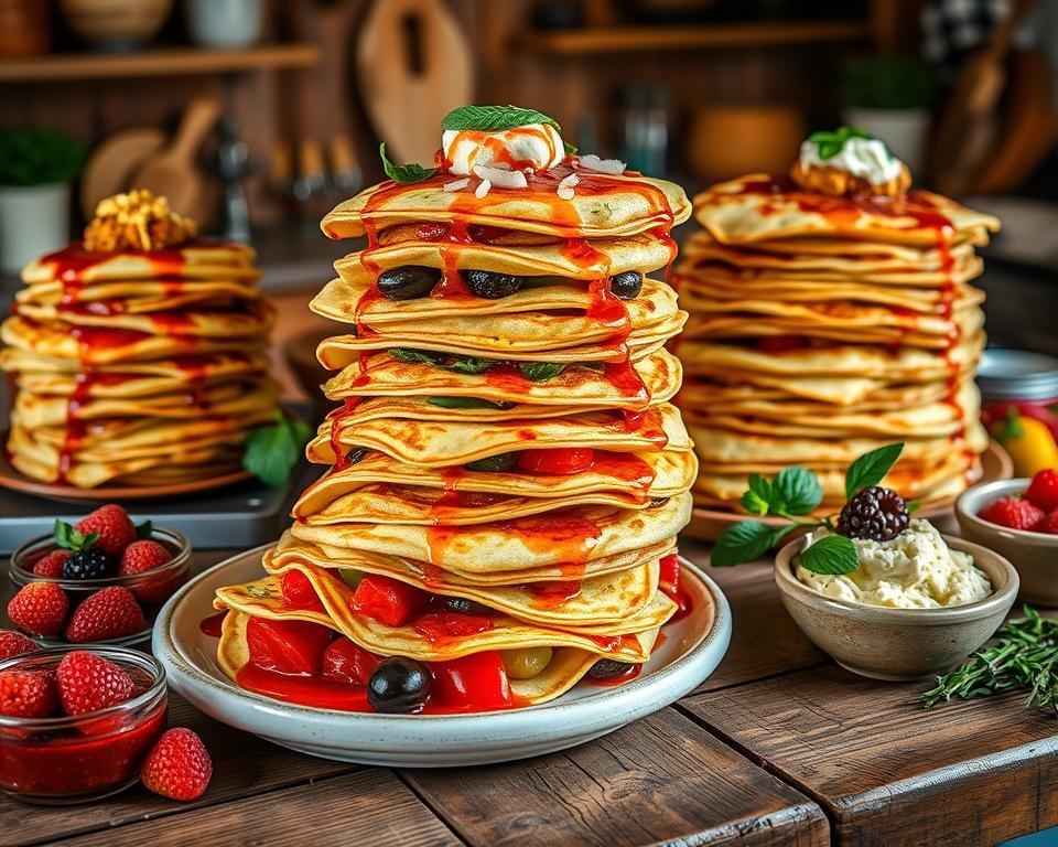 Italian pancake dishes