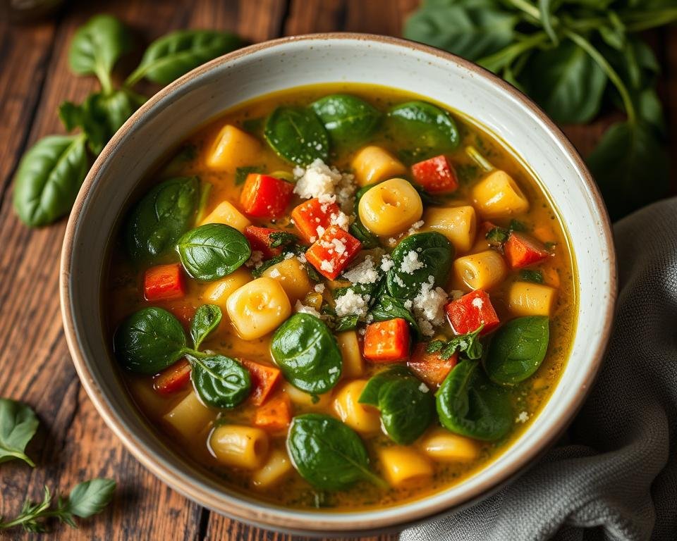 Italian spinach and pasta soup Italian Spinach Soup Recipe